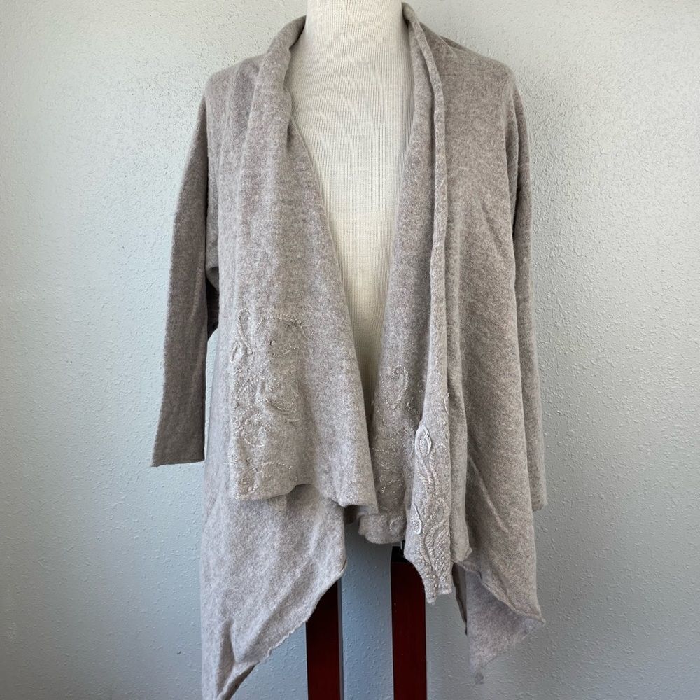 Coldwater Creek Wool Blend Cardigan Sweater Size 1X EUC